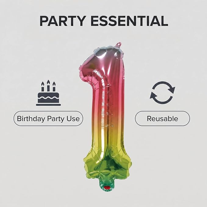 Number 10 Balloon Foil Mylar Balloons - Image 5