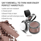 Root Touch Up Hair Shadow Powder for Thinning Hair, Eyebrows, and Beard Line for Women and Men (Auburn)