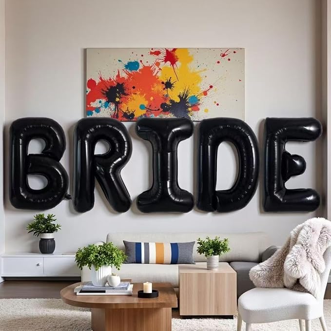 40 Inch Black Letter I Foil Balloon, Large Jumbo Mylar Helium Alphabet Balloon - Image 4