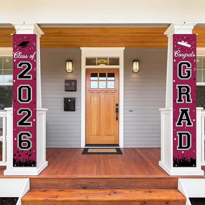 2026 Graduation Decorations, Graduation Banner Class of 2026, Hanging - Image 3