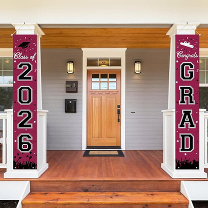 2026 Graduation Decorations, Graduation Banner Class of 2026, Hanging - Image 3