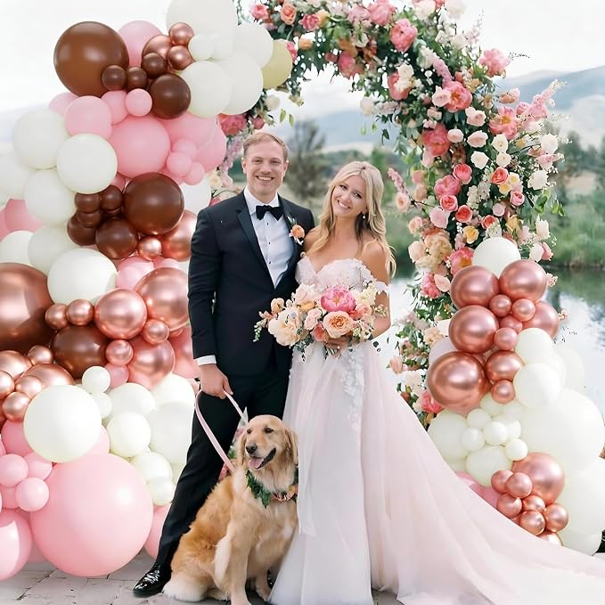 Dusty Pink Balloon Arch, Boho Balloon Garland - Image 5