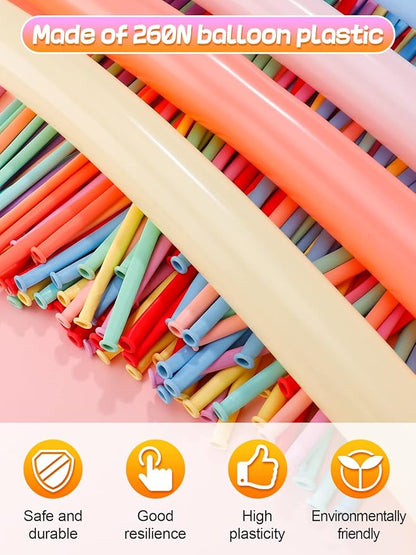 Apipi 100 Pcs Premium Latex 260 Balloons Kit - Image 3