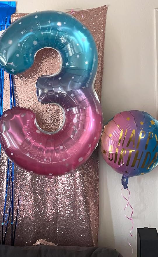 Number 5 Balloon 40 Inch for 5 15 Birthday Decorations, - Image 3