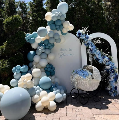 Dusty Blue Balloon Garland Kit - Image 4
