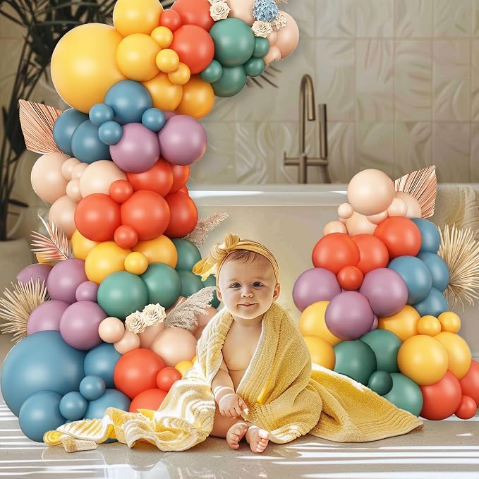 Boho Rainbow Balloon Arch Kit Boho Balloon Garland | Boho Balloon Garland - Image 6