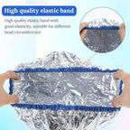 5 Pcs Deep Conditioning Caps Aluminum Foil Reusable Hair Heat Processing Waterproof Dustproof Thickened Shower Caps for Home and Salon Use