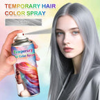 Silver Hair Spray Color Temporary for Kids Women,Natural Temporary Hair Dye for Crazy Hair Day,Quick-drying Hair Dye that Washes out in 1 Wash,120ML (Silver)