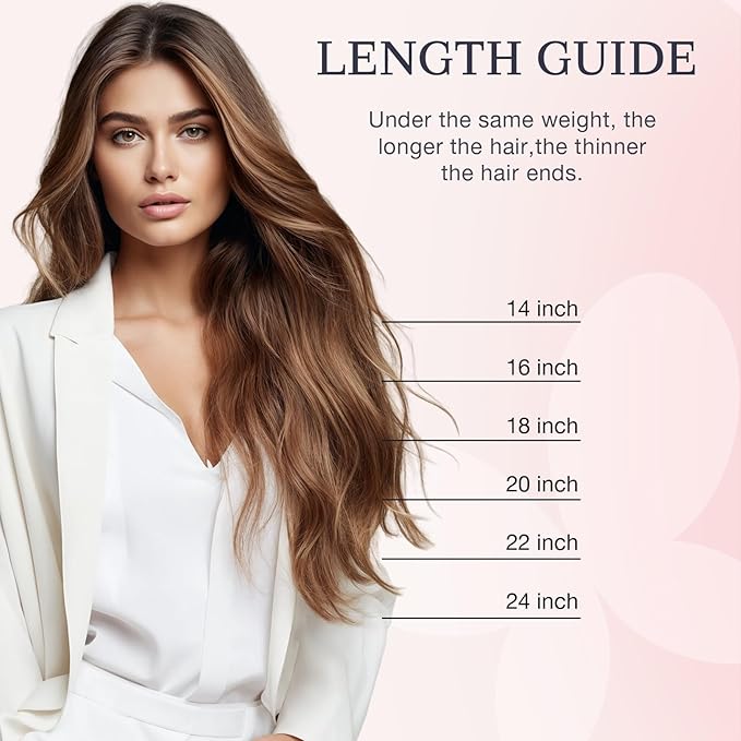 DOORES Hair Extensions Real Human Clip in 18 inch 130g 7pcs Invisi Edge, Seamless Clip in Hair Extensions Invisible Clipins Virgin Injected Skin Weft, 2 Dark Brown