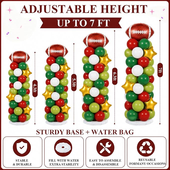 Balloon Towers Set of 2, Balloon Column Stand - Image 3