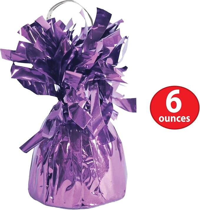 Beistle Metallic Wrapped Balloon Weights, Centerpieces and Table Décor - Image 2