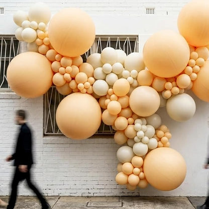 PartyWoo Nude Balloons 20pcs Apricot Boho Fall Neutral Color | 18 Inch Balloons - Image 5
