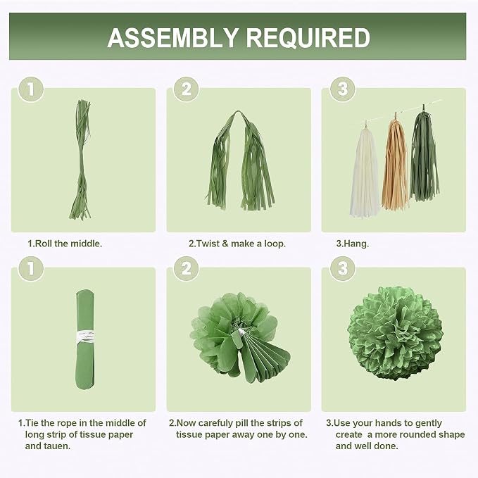 Green Birthday Party Decorations - Image 6