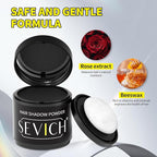 Sevich Hairline Powder 10g 2-Pack with Brush, Instantly Conceals Hair Loss & Thinning, 48H Waterproof Root Touch Up Powder, Natural Hair Shadow Toppers for Women & Men, 2 Box = 5 Boxes,Black
