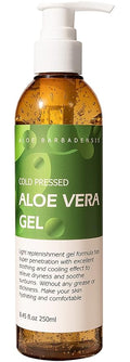 benatu Aloe Vera Gel for Face and Hair, 100% Pure Cold Pressed, Natural Facial Moisturizer for Sunburn Relief, Ance, Skin Care (8.45 fl oz)