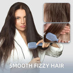 Mini Hair Bursh for Women Men and Kids, Protable Travel Size Hair Brush for Pockets Purses, Mini Detangler Brush for All Hair Types, Small Paddle Brush for Detangling (Blue)