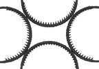 black women's headbands fashion hair accessories tooth comb hairbands for women non slip hair hoops headband suitable for ladies and girls (Pack of 4)