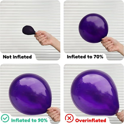 Purple Balloons, Anniversary, Graduation, Wedding Party Decorations - Image 6