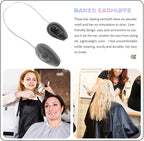 Ear Covers for Shower, Heat and Hair Dye Protection Waterproof Ear Covers for Washing Hair Silicone Ear Caps For Hair Dye Ear Protectors From Heat Styling and Dryer