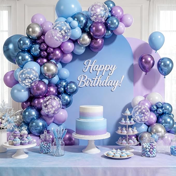 131pcs Frozen Balloon Arch Kit - Image 7