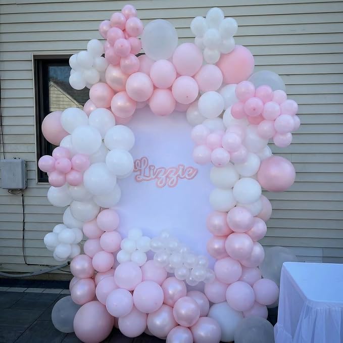 Pearl Pink Balloons for Wedding Bridal Shower Baby Shower Decorations | 60Pcs - Image 4
