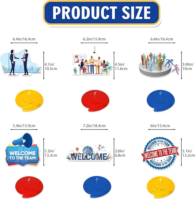 Welcome To The Team Banner and Hanging Swirls, Welcome Banner, Welcome - Image 3