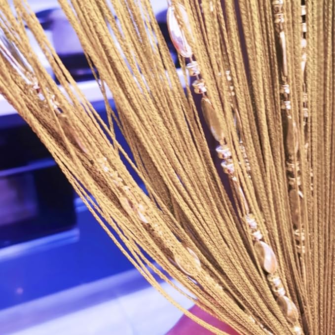 ave split 100cmX200cm Decorative Door String Curtain Beads Wall Panel Fringe by avesplit