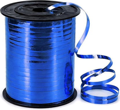 500 Yards Curling Ribbon, 1/5 Inch Shining Blue Ribbon, Balloon String by YCDMLJC