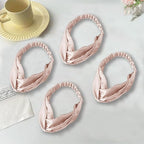 4PACK Womens Silk Headband Satin Headbands Silky Hairband Wide Head Bands Hair Wrap Fashion Hairbands Accessories