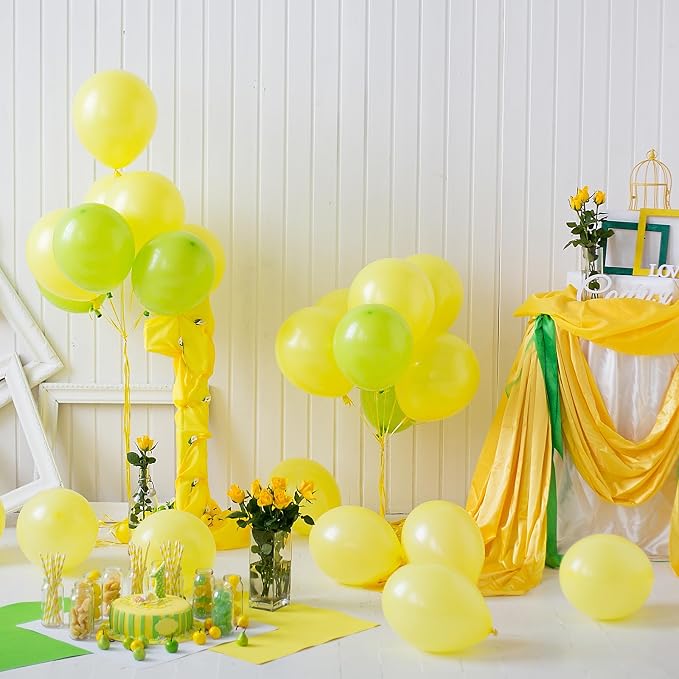 RUBFAC Yellow Balloons 120pcs 12 Inch, 2026 International Football Game Decor - Image 6