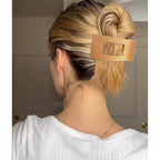 Velscrun Flat Hair Clips for Women Girls, 12 Pack Lay Flat Claw Clips, Large Side French Duck Billed Hair Jaw Claw Clip for All Hair Types, Work Daily Trendy Fashion Styling Gifts Hair Clip Brown