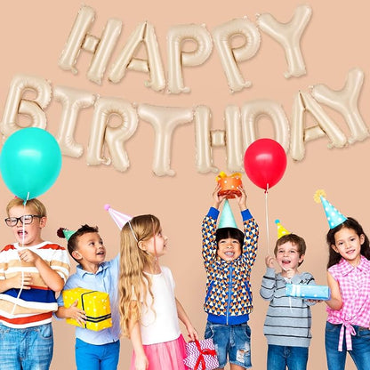 Happy Birthday Balloons Banner, Foil Balloon Personalized Name Letters Balloons - Image 2