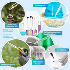 Droppers 10ml Pipettes Glass Graduated Dropper Lab Pipette Liquid Pipette (8)