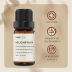 VINEVIDA Helichrysum Essential Oil 10 mL - Pure, Undiluted Helichrysum Oil for DIY Candle Scents and Soapmaking - Safe for Skin