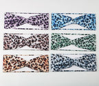 6PCS Leopard Boho Headbands for Women,Elastic Stretchy Boho Criss Cross Head Wrap, Wide Top Knot Turban Hair Band
