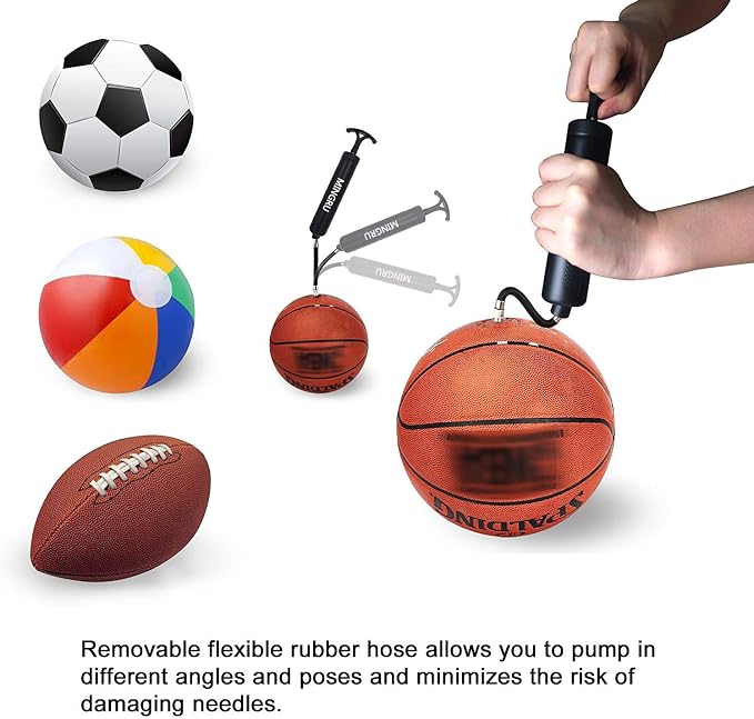 Ball Pump for Basketball, Volleyball, Water Polo Ball & Other Inflatables Air - Image 2