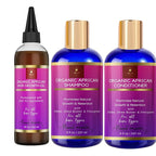 Fenugreek- Shea Butter Shampoo and Conditioner Hair Growth, moisturizing, length retention, stop Breakage. 16 oz