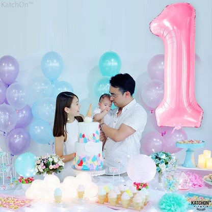 KatchOn Light Pink Number Balloons - Image 6