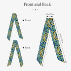 Headbands Tie Dye Art Hair Band for Women Girls Lady, Fashion Skinny Scarf Yoga Athletic Spa Sweat Band Headbands Adjustable Make Up Wrap Hand Decor