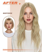 Sunny Hair Tape in Hair Extensions Real Human Hair Invisible Remy Hair Extensions Tape ins for Women Dark Blonde Highlights Light Blonde 18 inch 20Pcs 50G