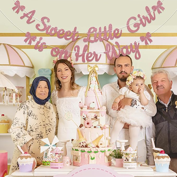A Sweet Little Girl is on Her Way Banner - Image 5