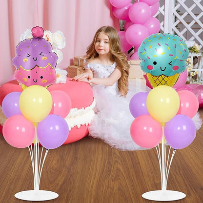 Ice Cream Party Balloons Stand Kit 2 Sets - Image 5