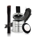 THICK FIBER Root Touch Up Powder with Brush – Covers Grey Roots, Thinning Hair & Bald Spots – Sweat & Water Resistant for Men & Women (Black, 0.35 Ounce (Pack of 1))