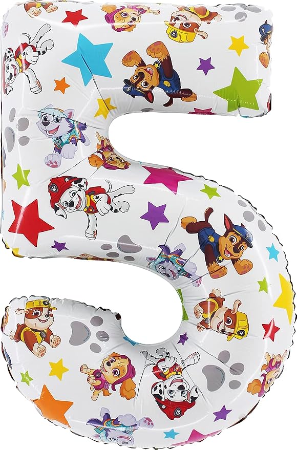 Toyland® 26 Inch Paw Patrol Number Foil Balloon by Toyland