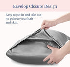 BEDELITE Satin Pillowcase for Hair and Skin, Super Soft and Cooling Similar to Silk Pillow Cases 2 Pack with Envelope Closure, Gift for Women Men(20"x30" Queen Size, Grey)