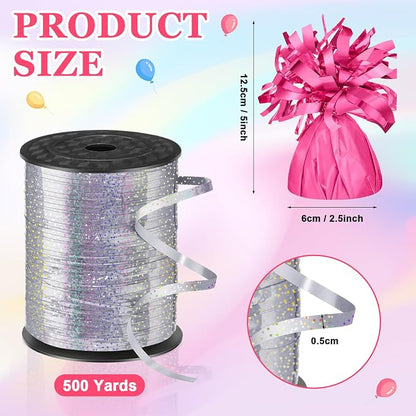 Yunsailing 25 Pcs Heavy Metallic Balloon Weights - Image 2