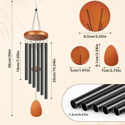 Winzwon Wind Chimes for Outside, House Warming Gifts for Women | New Home - Image 2