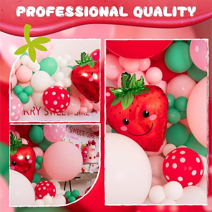 ALL-IN-1 Strawberry Balloon Arch Kit & Garland - Image 6