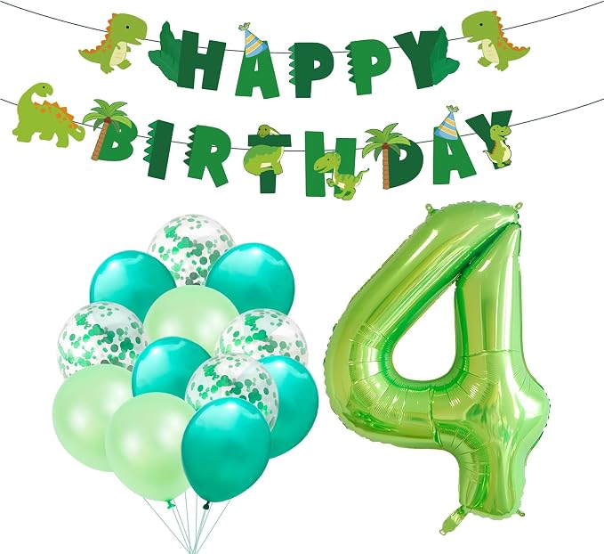 Dinosaur Birthday Banner, Dinosaur Theme Party Decorations by GLASNES