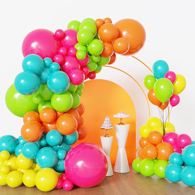 Lukiituke Tropical Balloon Arch Kit, Pool Party Decorations by Lukiituke